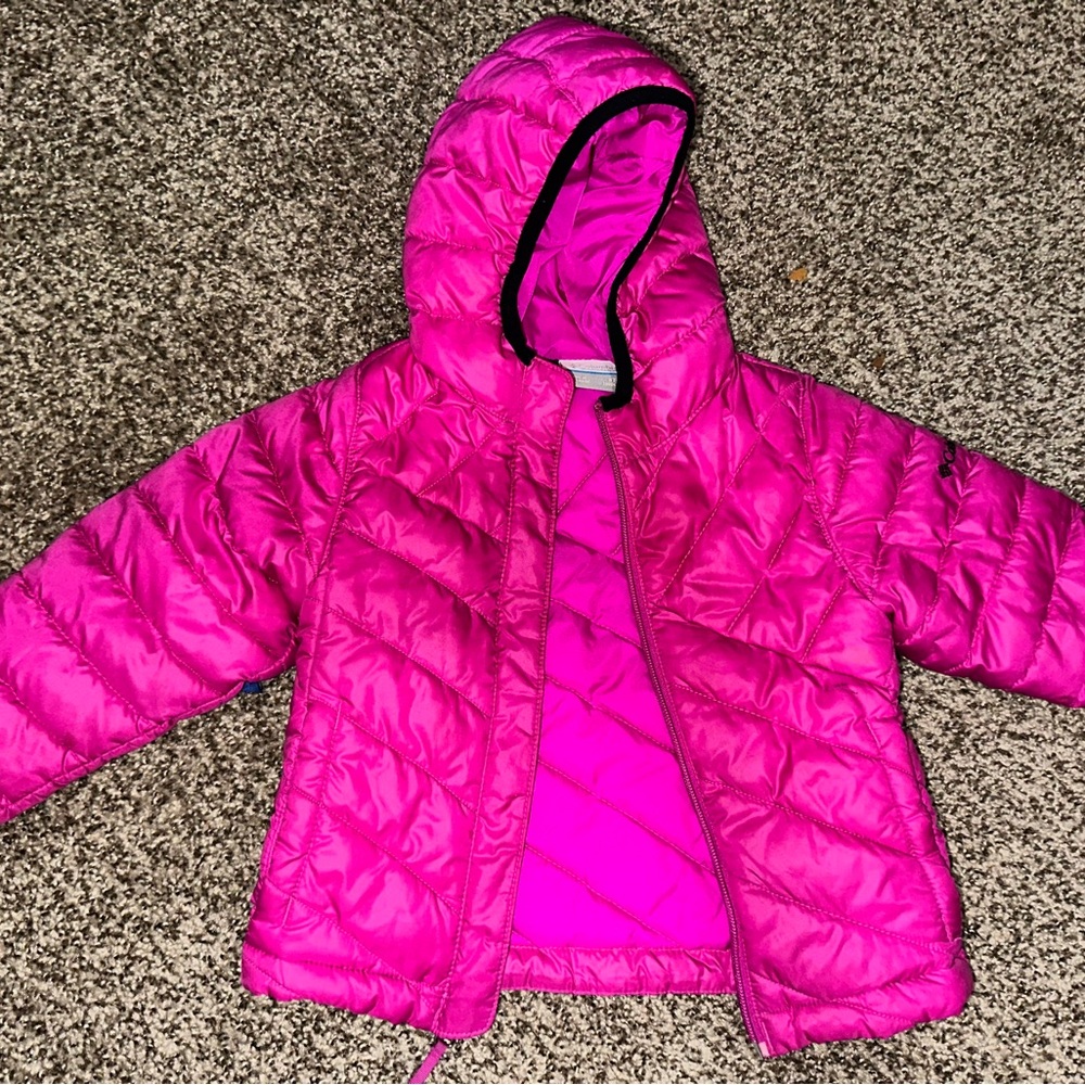 Pink Quilted Jacket. Very warm. Fits tts. EUC.